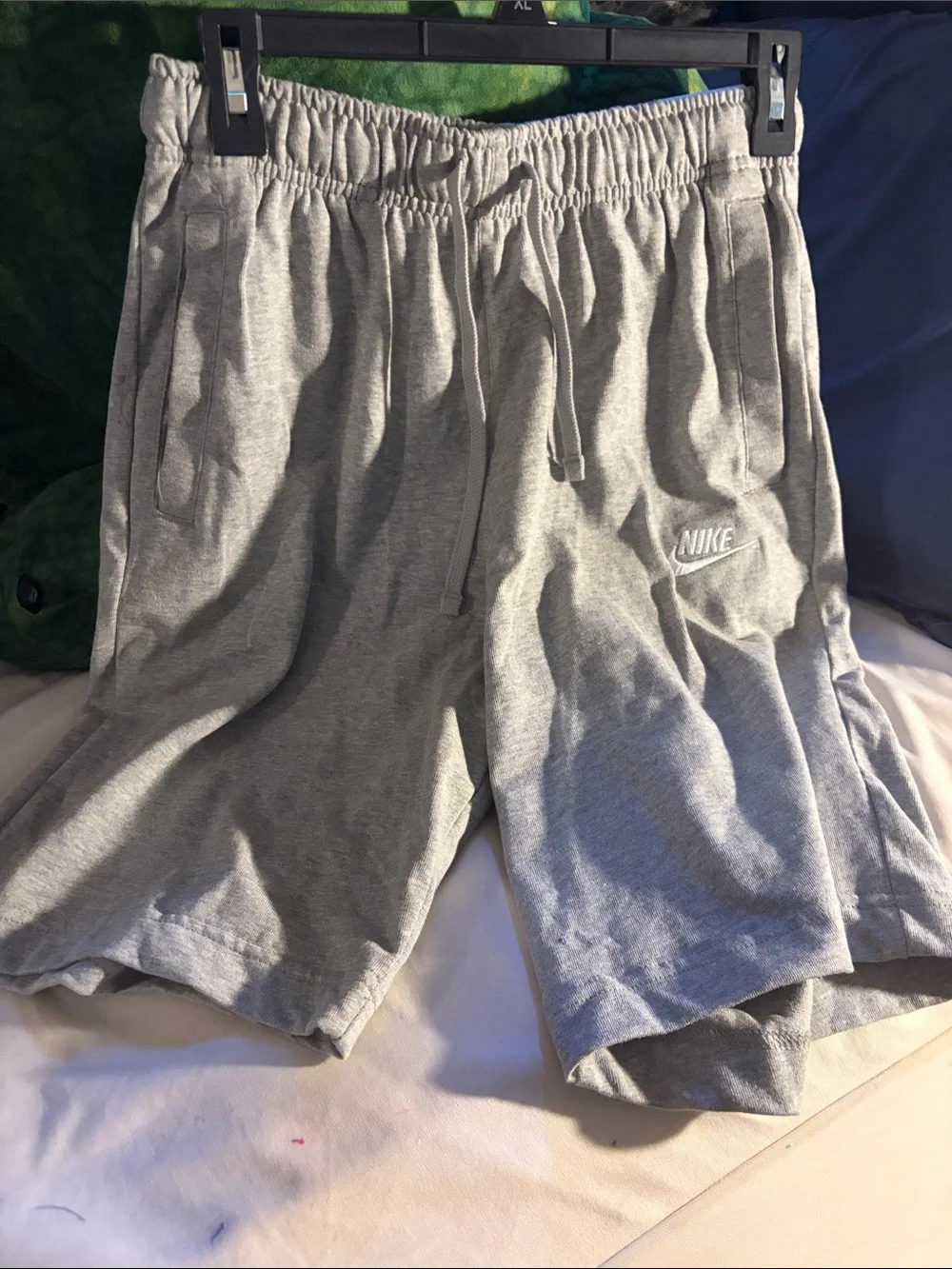 Nike Men’s Gray Athletic Drawstring Shorts